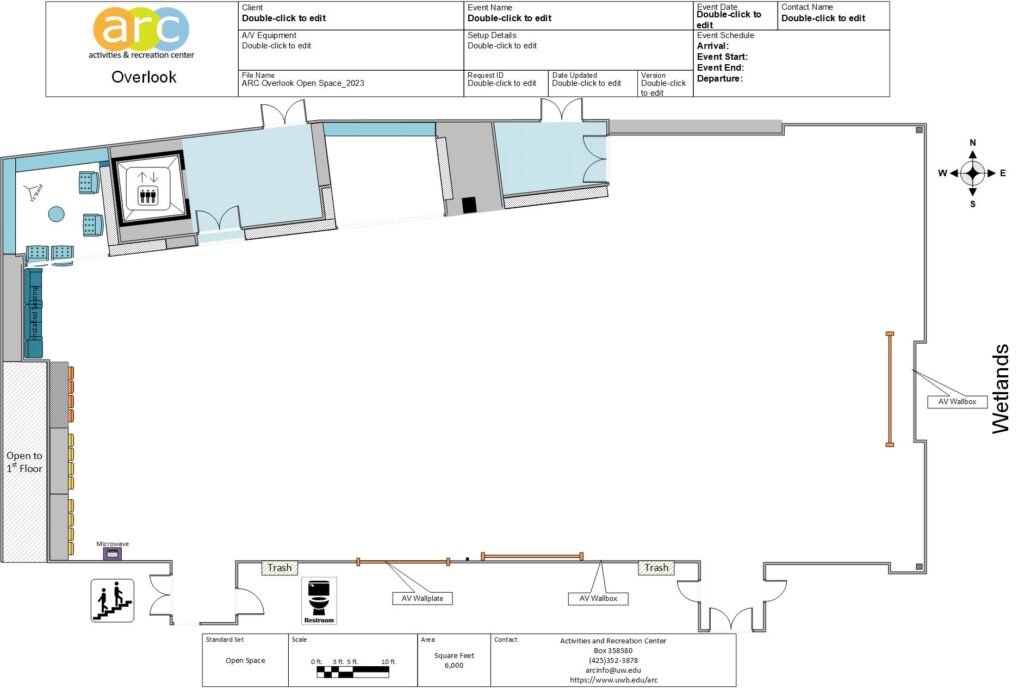 Blank diagram of room.