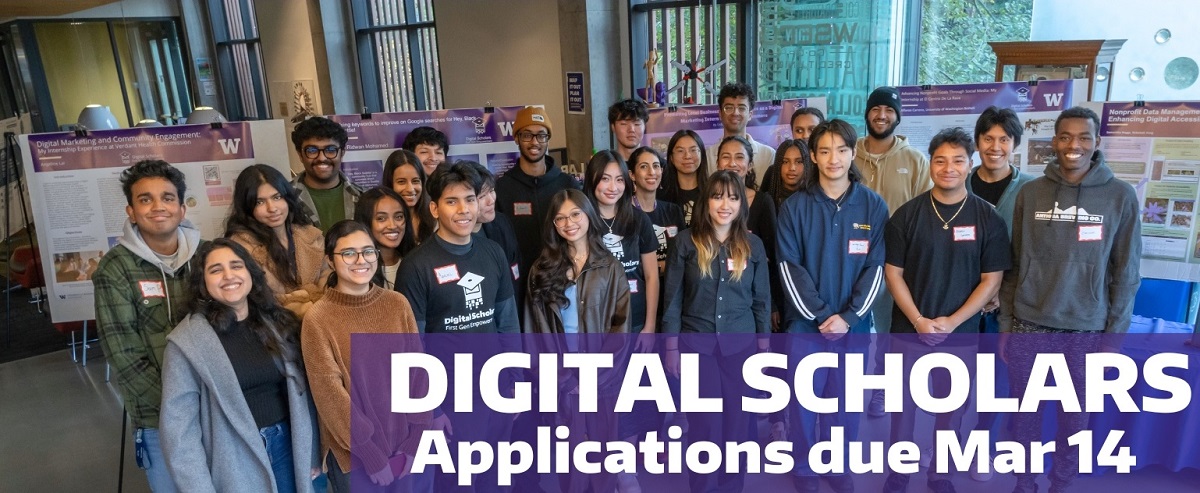 Digital Scholars group photo - applications due March 14