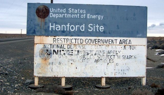 sign from Hanford site