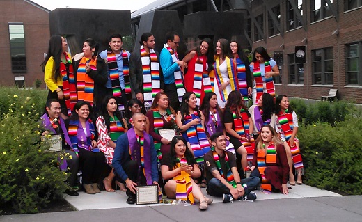photo of Latinix graduating students